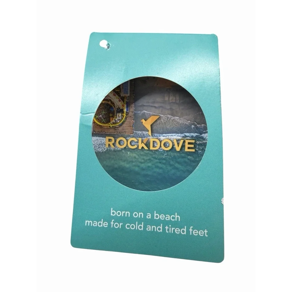 RockDove‎ Men's Memory Foam Fleece Lined Slippers Black US Size 11 New NWOB